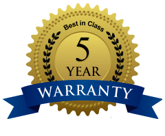 five year warranty